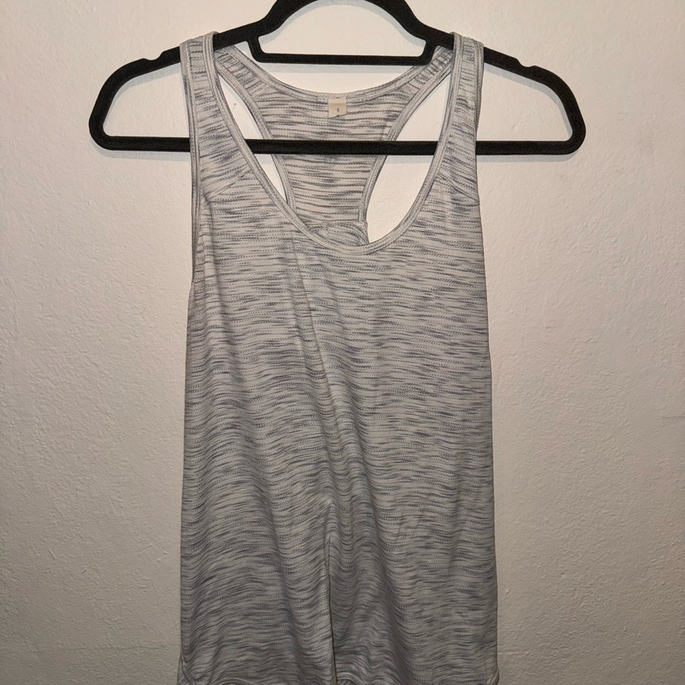 lululemon athletica Light Heather Gray Racerback Tank